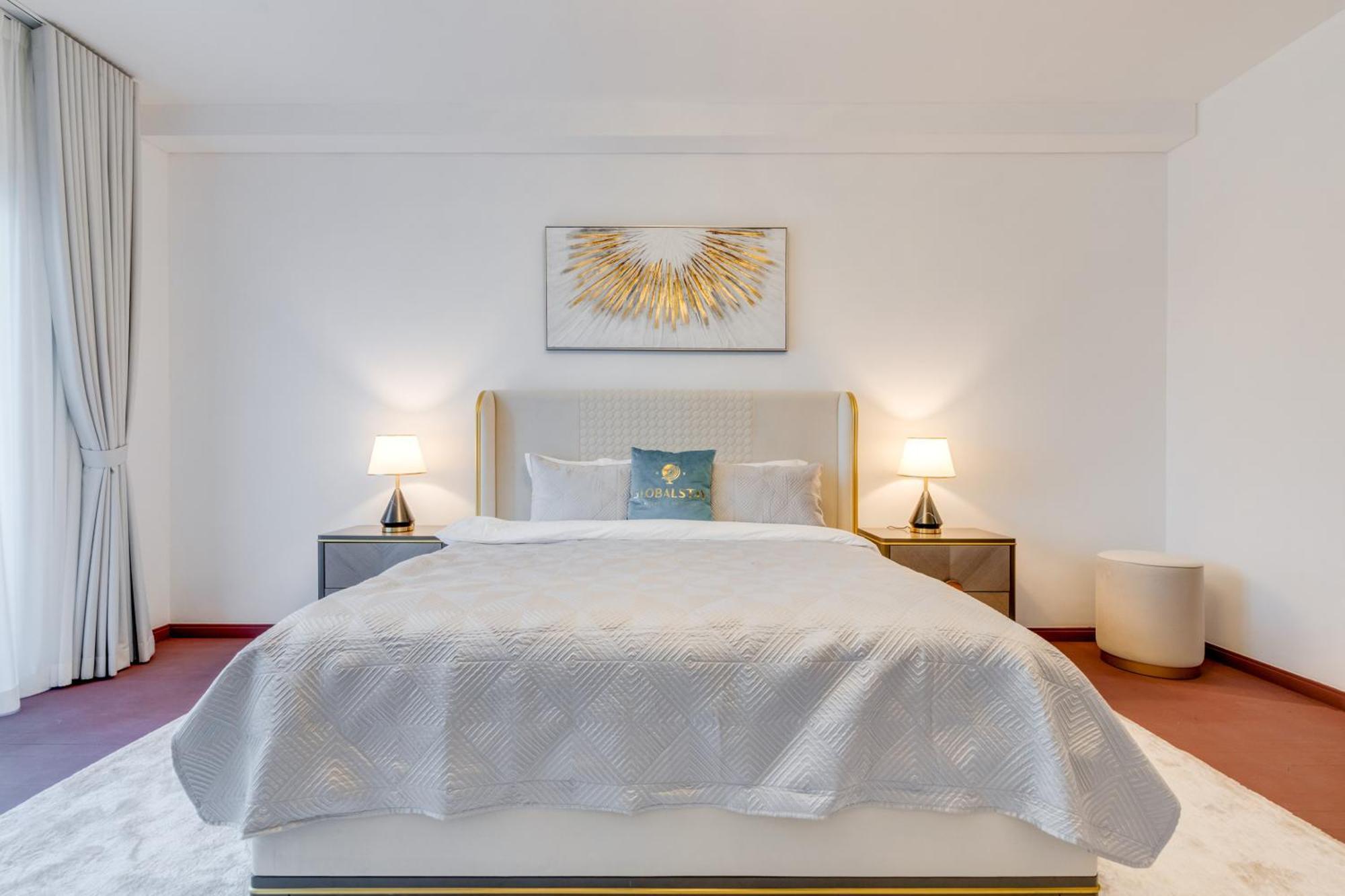 شقة Globalstay. Luxury 3 Bedroom + Maid Townhouse With Sea View دبي